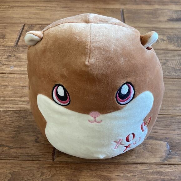 SQUISHMALLOWS Kelly Toy Hamster Valentine's Day Plush Stuffed Animal - Picture 4 of 11